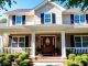 A charming home with a welcoming front porch.