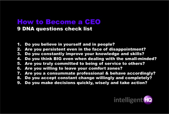 How To Become A CEO Part 2 - IntelligentHQ