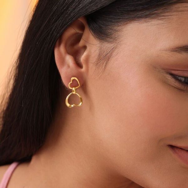 Explore Quirky Gold Earrings Designs: Shine on a Budget