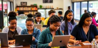 Students working part-time jobs in Shreveport, LA.