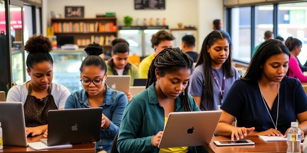 Students working part-time jobs in Shreveport, LA.